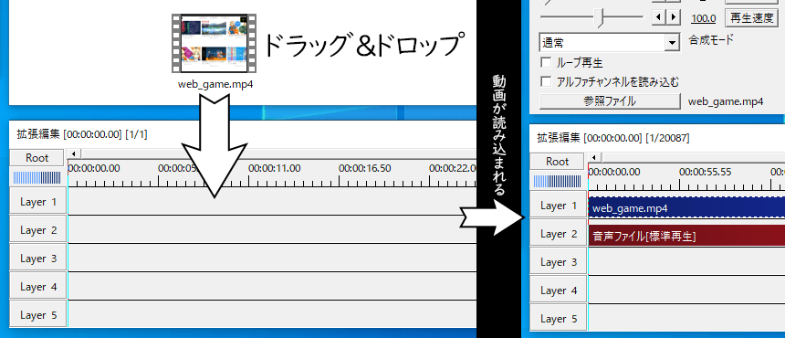 動画を読込